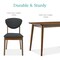 Best Choice Products 5-Piece Compact Wooden Mid-Century Modern Dining Set w/ 4 Chairs, Padded Seat & Back